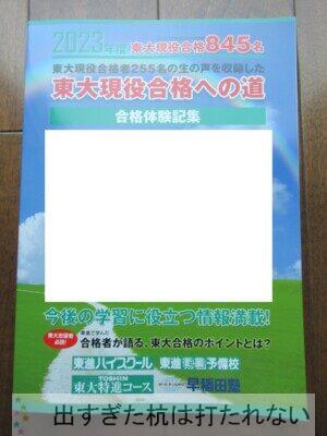 2023春の新作 東大現役合格者248 2023年 東進 東大現役合格への道 体験記 東大特進コース shinei-sw.jp